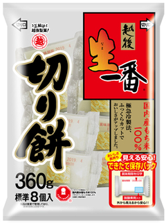 もち】「生一番切り餅360g」発売｜お知らせ｜越後製菓株式会社
